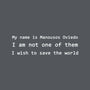 Not One Of Them-Womens-Fitted-Tee-NMdesign