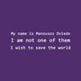 Not One Of Them-Womens-Fitted-Tee-NMdesign