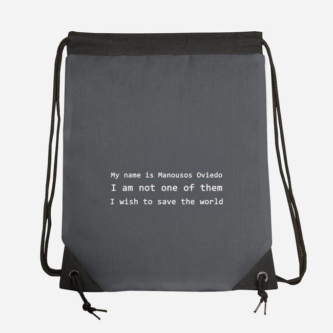 Not One Of Them-None-Drawstring-Bag-NMdesign