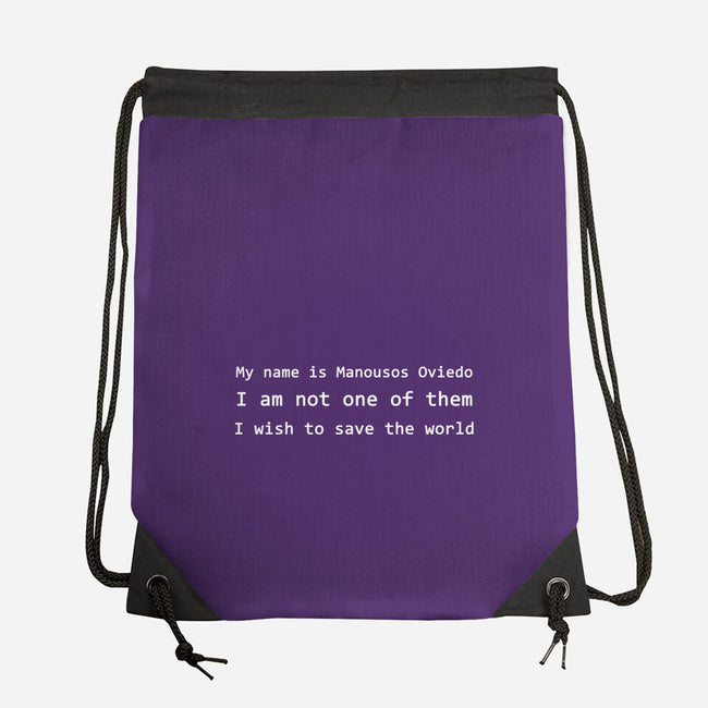 Not One Of Them-None-Drawstring-Bag-NMdesign