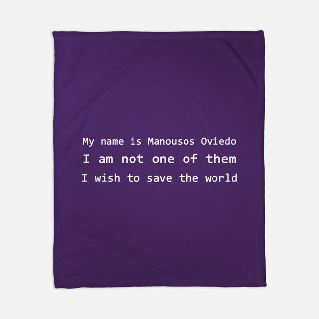 Not One Of Them-None-Fleece-Blanket-NMdesign