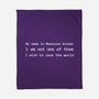 Not One Of Them-None-Fleece-Blanket-NMdesign
