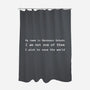 Not One Of Them-None-Polyester-Shower Curtain-NMdesign
