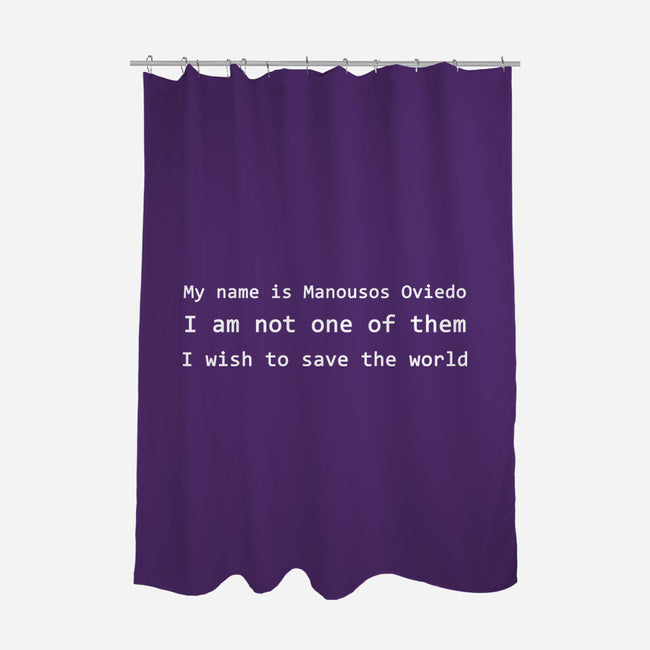 Not One Of Them-None-Polyester-Shower Curtain-NMdesign