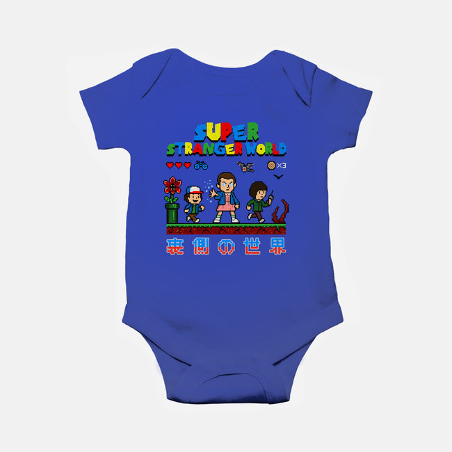 Super Stranger World-Baby-Basic-Onesie-NMdesign