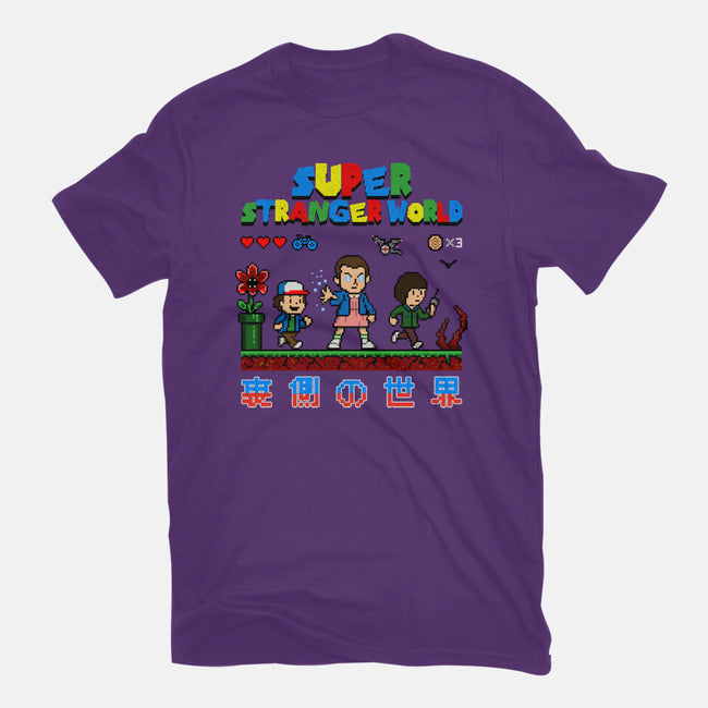 Super Stranger World-Womens-Fitted-Tee-NMdesign