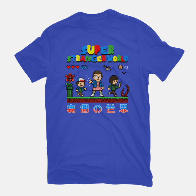 Super Stranger World-Womens-Fitted-Tee-NMdesign