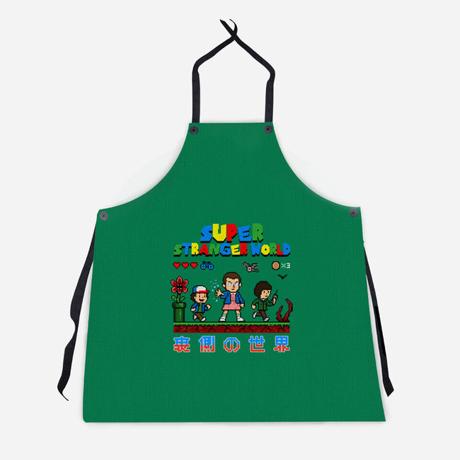 Super Stranger World-Unisex-Kitchen-Apron-NMdesign