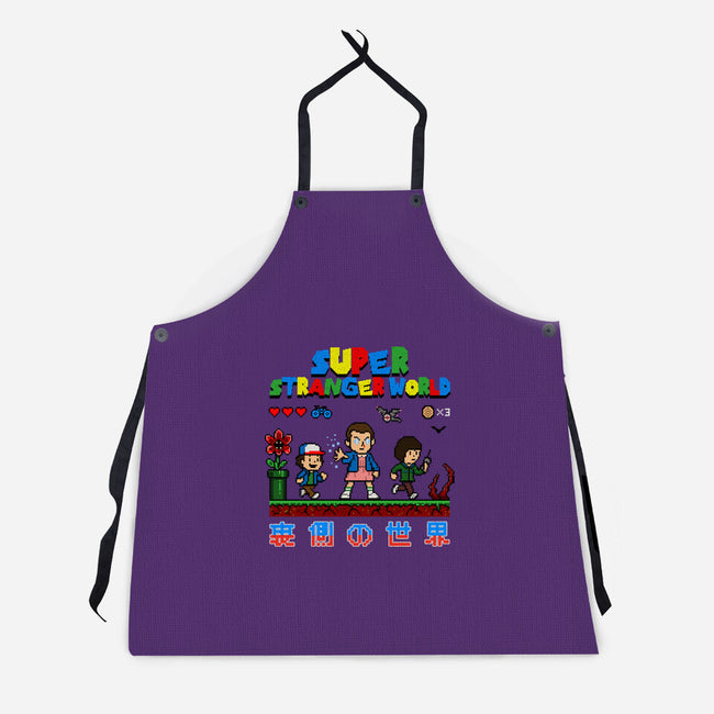 Super Stranger World-Unisex-Kitchen-Apron-NMdesign