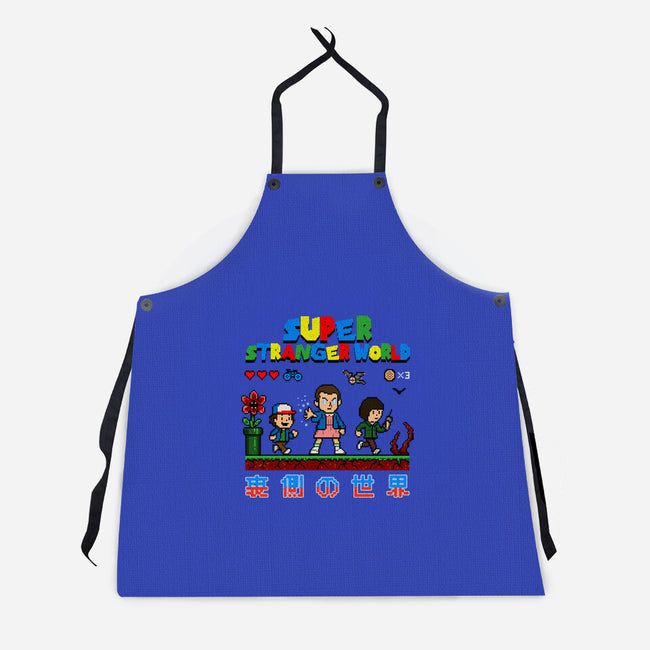 Super Stranger World-Unisex-Kitchen-Apron-NMdesign