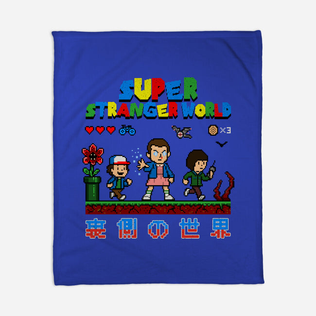 Super Stranger World-None-Fleece-Blanket-NMdesign