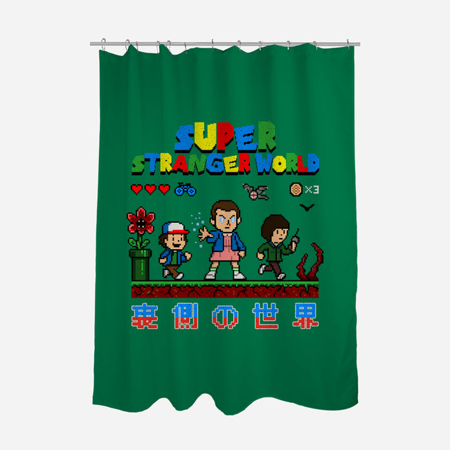 Super Stranger World-None-Polyester-Shower Curtain-NMdesign