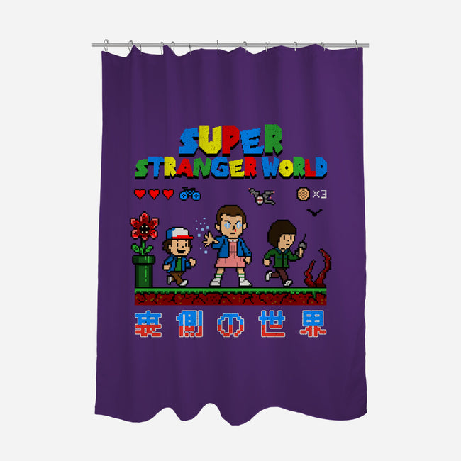 Super Stranger World-None-Polyester-Shower Curtain-NMdesign