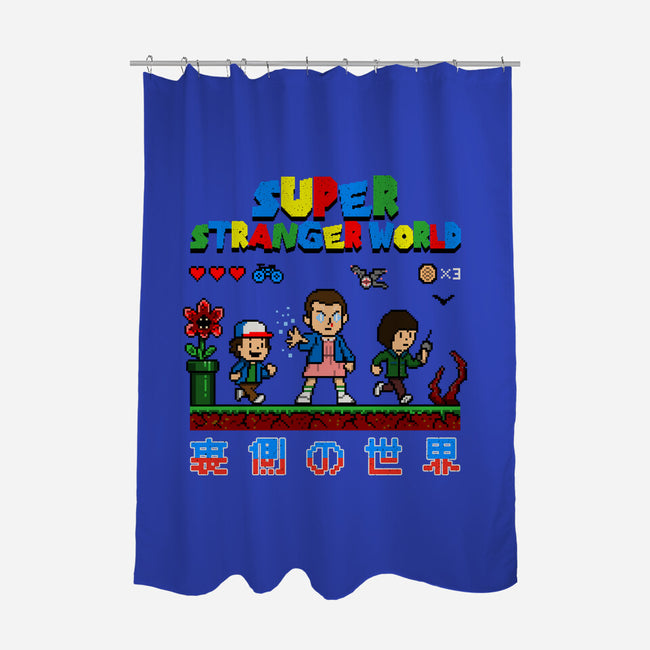 Super Stranger World-None-Polyester-Shower Curtain-NMdesign