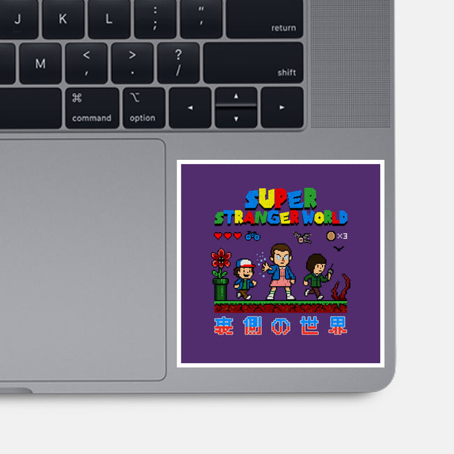 Super Stranger World-None-Glossy-Sticker-NMdesign