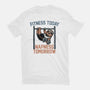 Fitness Today Napness Tomorrow-Womens-Fitted-Tee-glitchygorilla