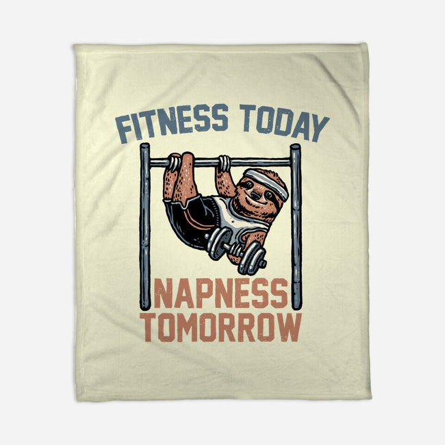 Fitness Today Napness Tomorrow-None-Fleece-Blanket-glitchygorilla
