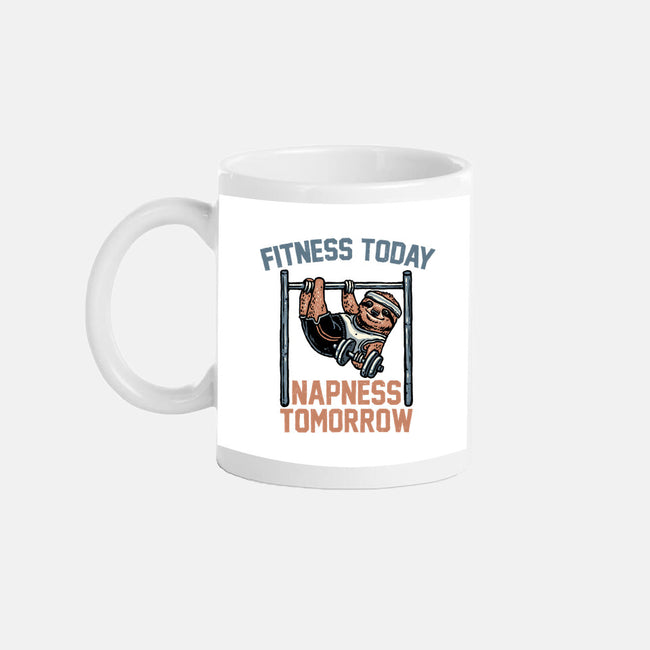 Fitness Today Napness Tomorrow-None-Mug-Drinkware-glitchygorilla