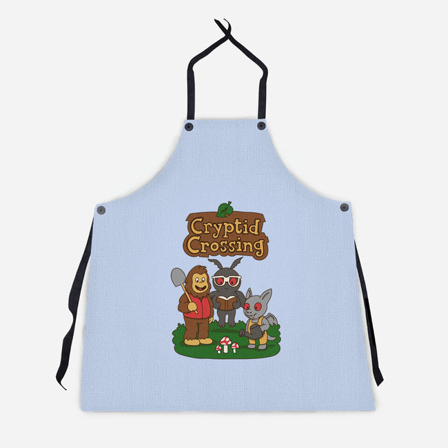 Cryptid Crossing-Unisex-Kitchen-Apron-Loobs