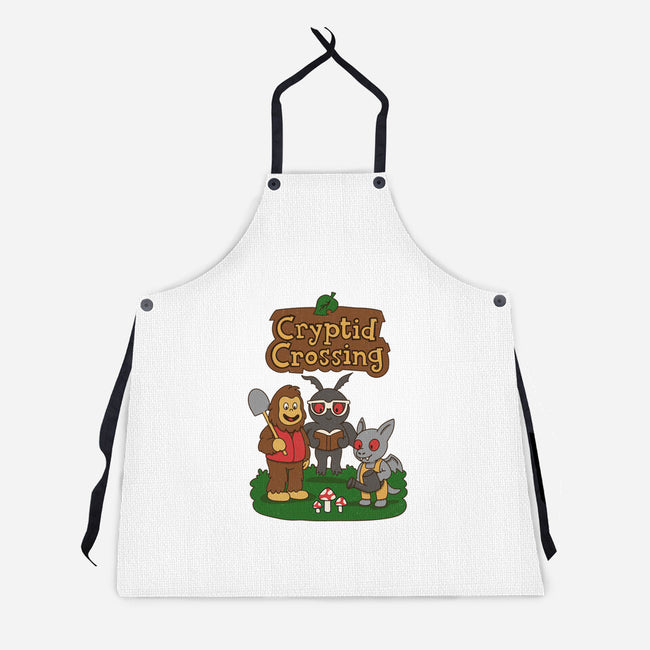 Cryptid Crossing-Unisex-Kitchen-Apron-Loobs