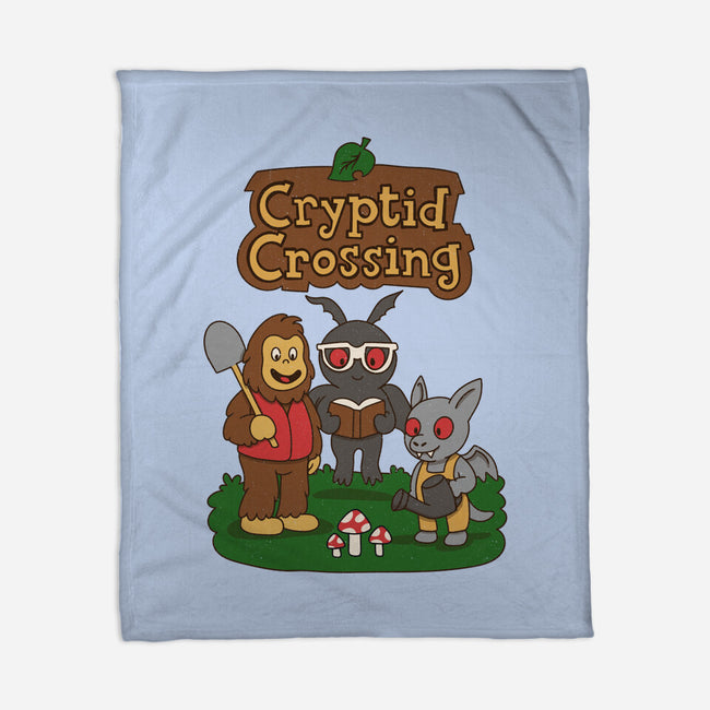 Cryptid Crossing-None-Fleece-Blanket-Loobs