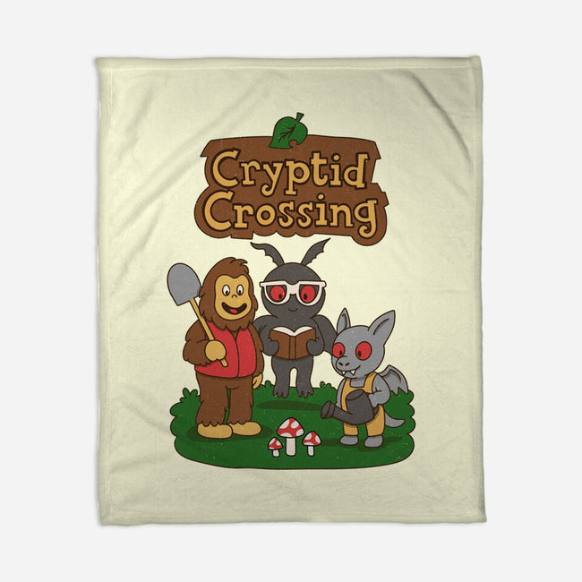 Cryptid Crossing-None-Fleece-Blanket-Loobs