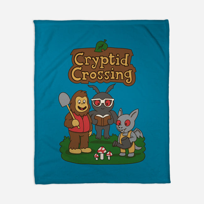 Cryptid Crossing-None-Fleece-Blanket-Loobs