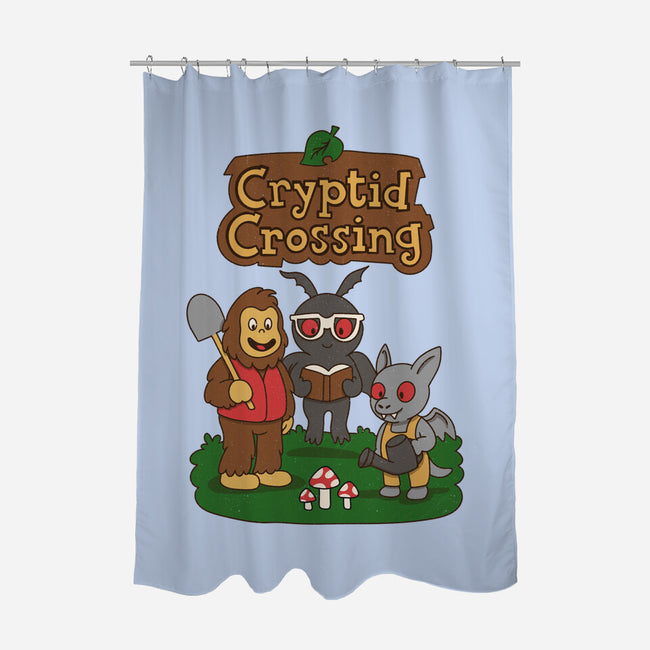 Cryptid Crossing-None-Polyester-Shower Curtain-Loobs