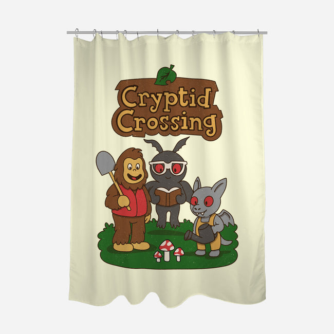 Cryptid Crossing-None-Polyester-Shower Curtain-Loobs