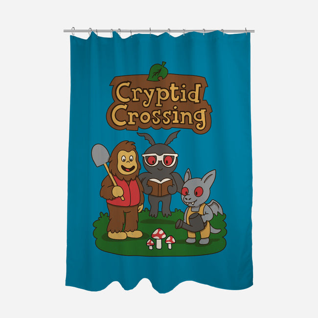 Cryptid Crossing-None-Polyester-Shower Curtain-Loobs