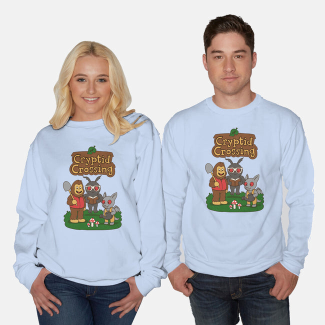 Cryptid Crossing-Unisex-Crew Neck-Sweatshirt-Loobs