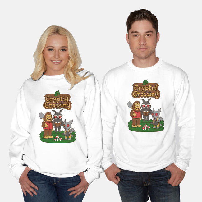 Cryptid Crossing-Unisex-Crew Neck-Sweatshirt-Loobs