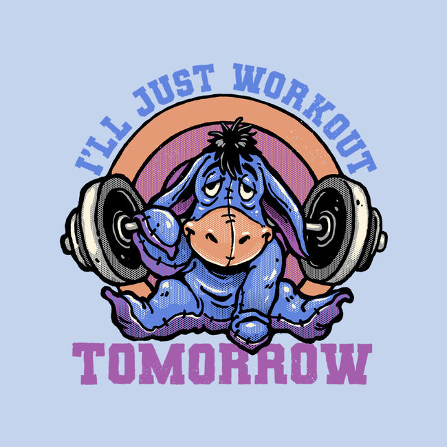 Workout Tomorrow-Baby-Basic-Tee-glitchygorilla