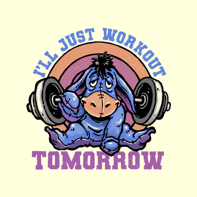 Workout Tomorrow-Unisex-Basic-Tank-glitchygorilla