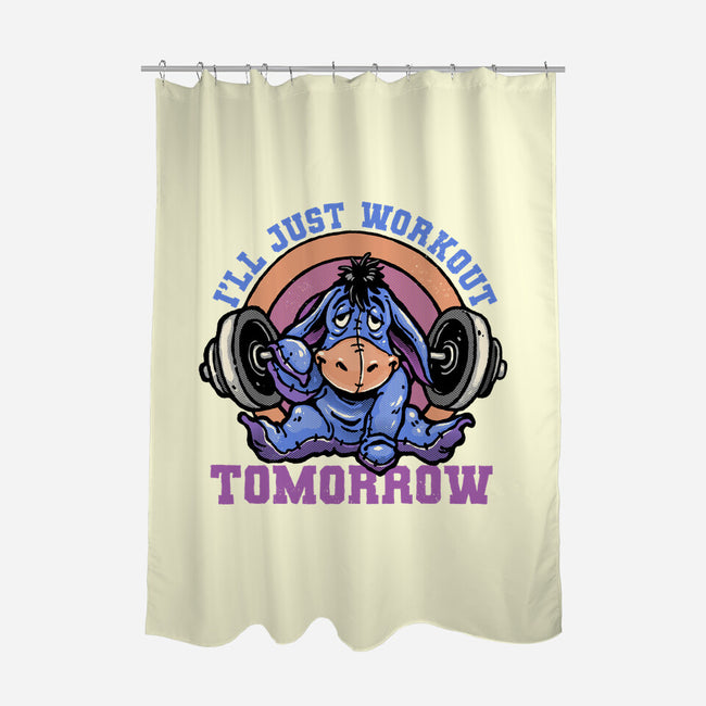 Workout Tomorrow-None-Polyester-Shower Curtain-glitchygorilla