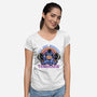 Workout Tomorrow-Womens-V-Neck-Tee-glitchygorilla