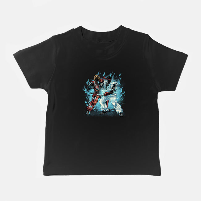 Time For Battle-Baby-Basic-Tee-glitchygorilla