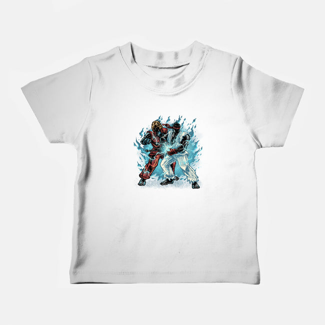 Time For Battle-Baby-Basic-Tee-glitchygorilla