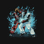 Time For Battle-Womens-V-Neck-Tee-glitchygorilla