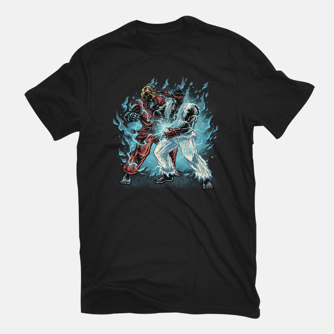 Time For Battle-Womens-Fitted-Tee-glitchygorilla