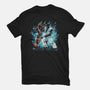 Time For Battle-Womens-Fitted-Tee-glitchygorilla