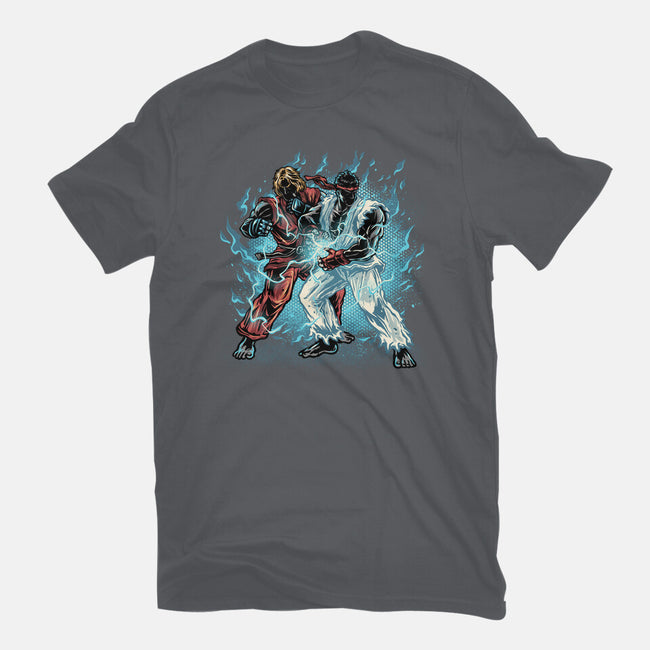 Time For Battle-Womens-Fitted-Tee-glitchygorilla