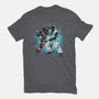 Time For Battle-Womens-Fitted-Tee-glitchygorilla