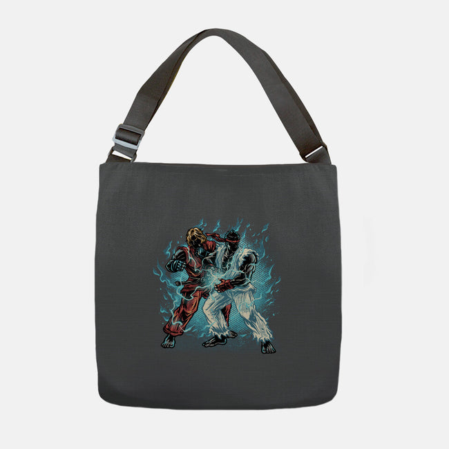 Time For Battle-None-Adjustable Tote-Bag-glitchygorilla