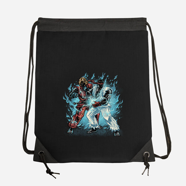 Time For Battle-None-Drawstring-Bag-glitchygorilla