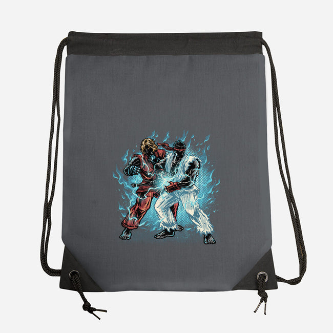 Time For Battle-None-Drawstring-Bag-glitchygorilla