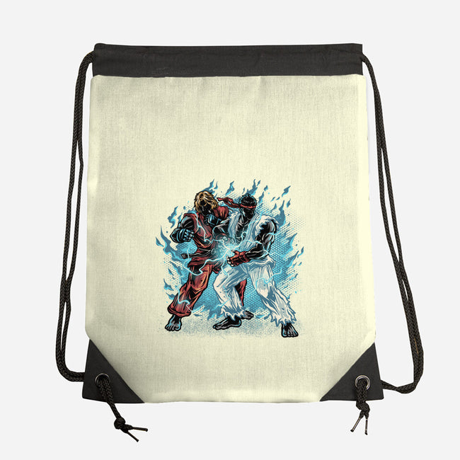 Time For Battle-None-Drawstring-Bag-glitchygorilla