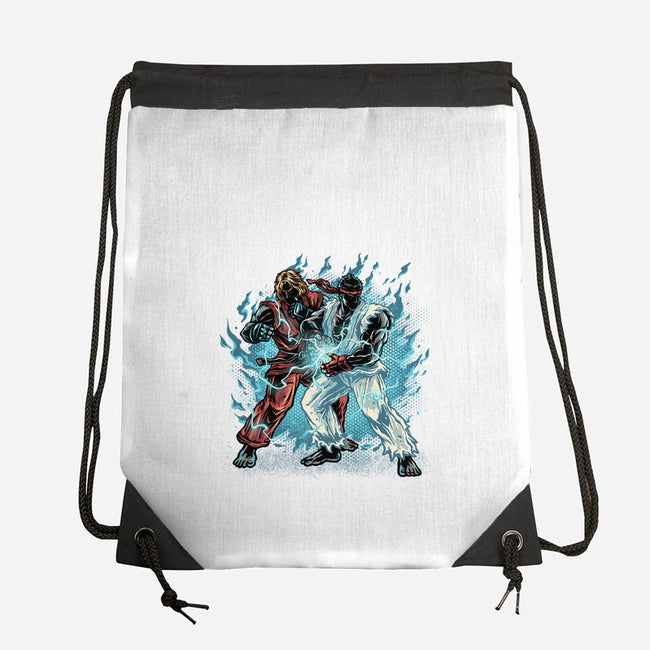 Time For Battle-None-Drawstring-Bag-glitchygorilla
