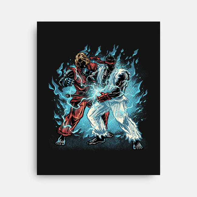 Time For Battle-None-Stretched-Canvas-glitchygorilla