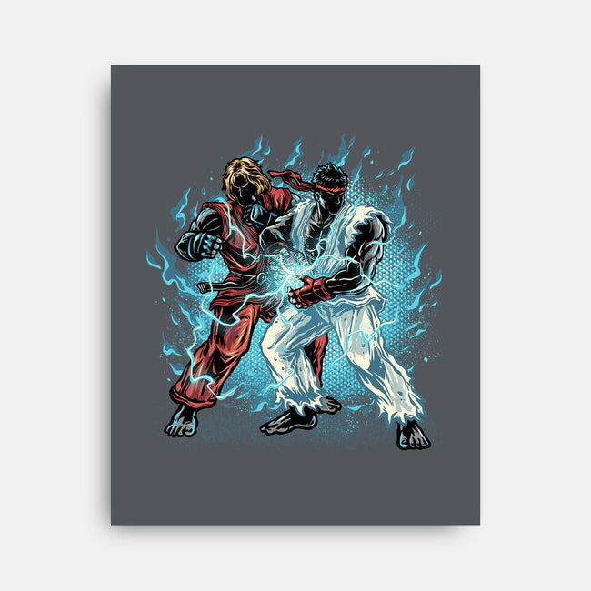 Time For Battle-None-Stretched-Canvas-glitchygorilla